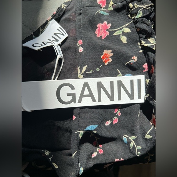 GANNI Georgette floral dress - Picture 9 of 10
